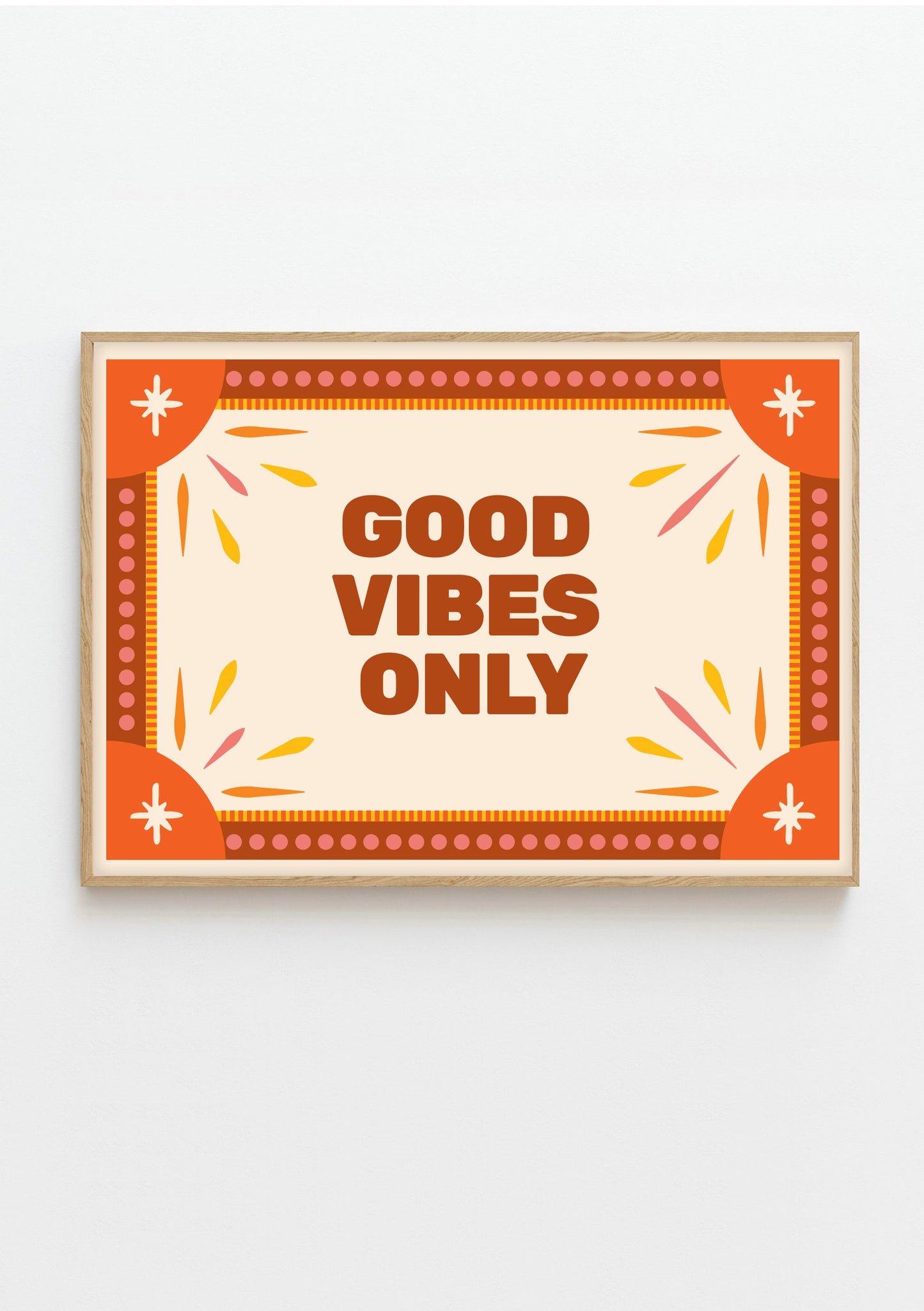 Affiche A5 - GOOD VIBES ONLY