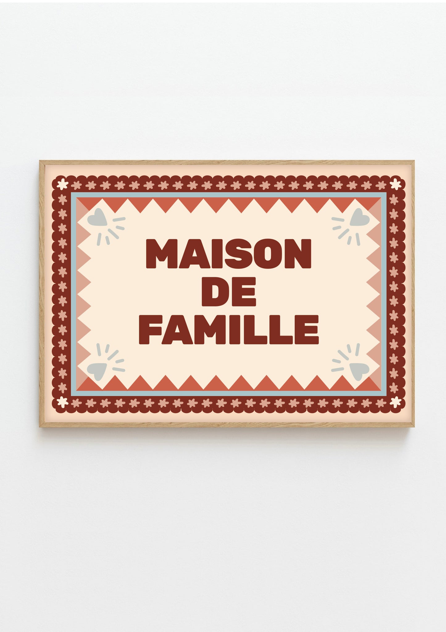 Affiche A5 - MAISON DE FAMILLE