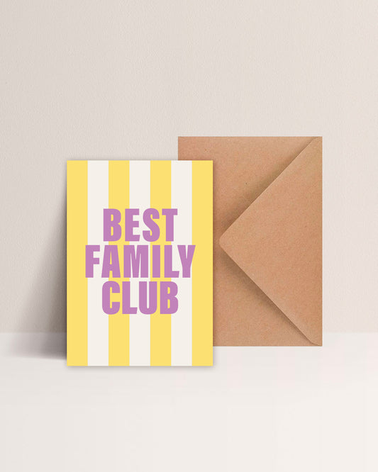 Carte - BEST FAMILY CLUB