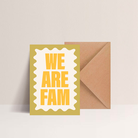 Carte - WE ARE FAMILY