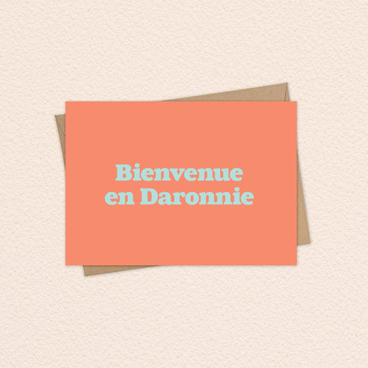 Carte - BIENVENUE EN DARONNIE