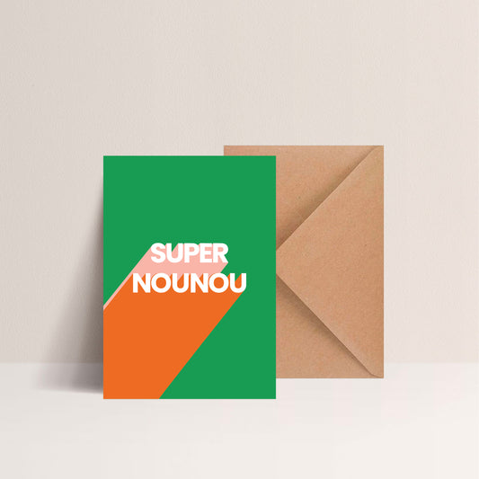 Carte - SUPER NOUNOU