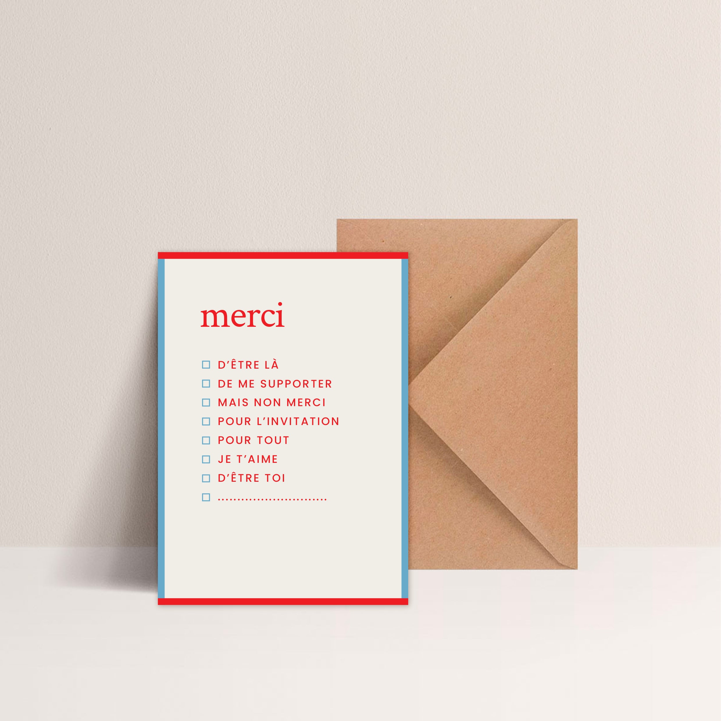 Carte - MERCIS I Majo Edition